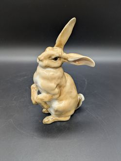 Vintage Hutschenreuther Porcelain Rabbit/Hare Figurine