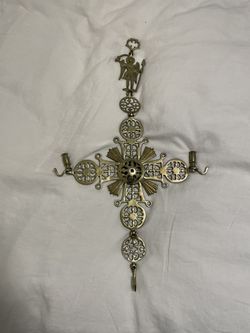Antique Bronze Decorative Wall Cross