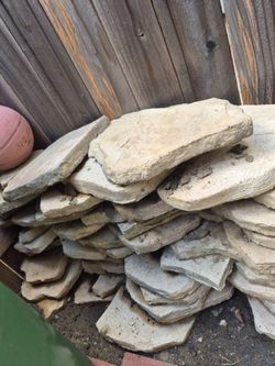 Landscape patio flagstone