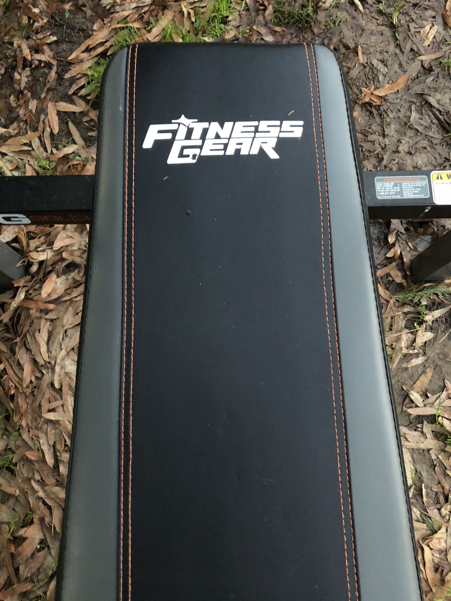 Fitness gear weight bench