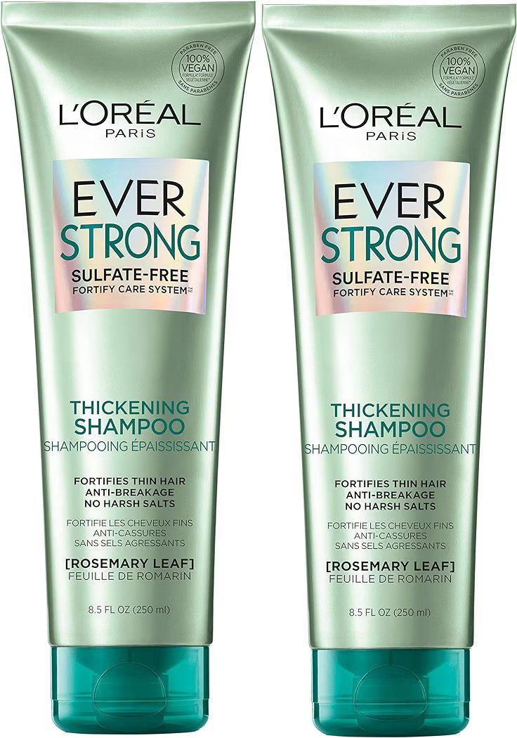 L'Oreal Paris EverStrong Thickening Sulfate Free Shampoo Conditioner 2 Set