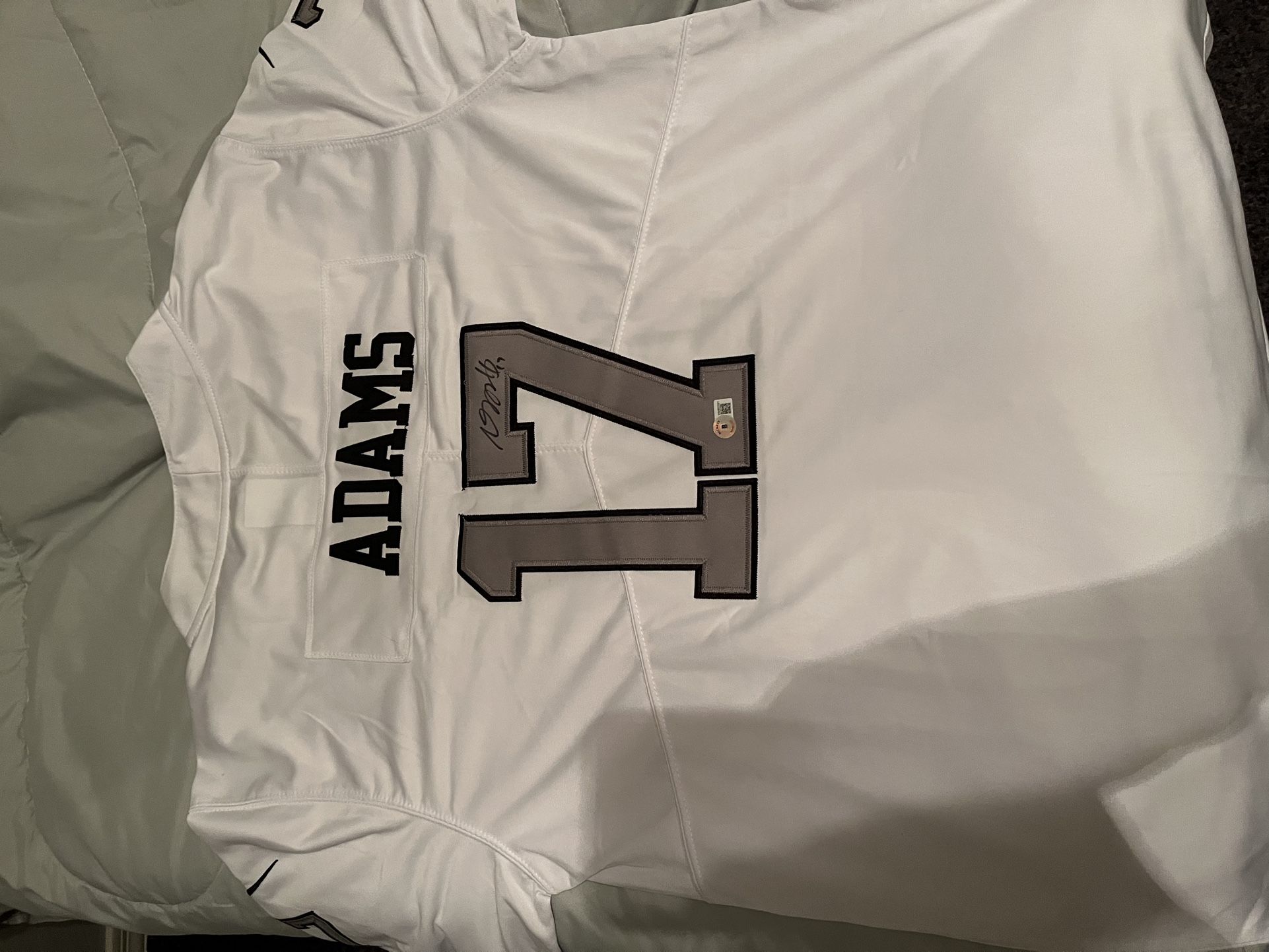 Las Vegas Raiders Signed Davante Adams Nike Jersey