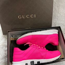 Gucci Shoes, Woman’s, Neon Gucci, Ladies, Size 7.5, Size 8, Size 38, Gucci, 