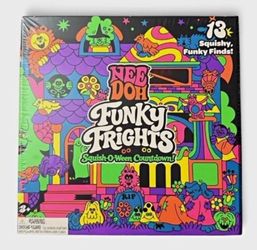 NeeDoh Funky Frights Squish-O-Ween Countdown Squishy Set