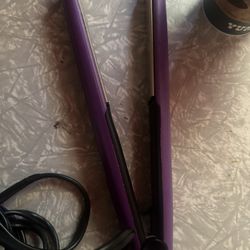 Revlon straightener gets very hot. You can adjust the temperature works great.