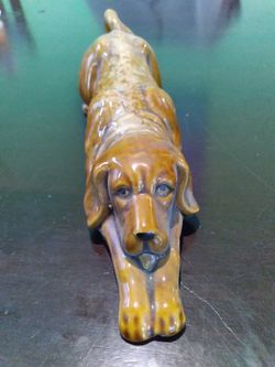 Vintage Porcelain Dog