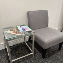 Chair And Side Table 
