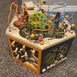 Children/Toddler’s Wooden Activity Cube 