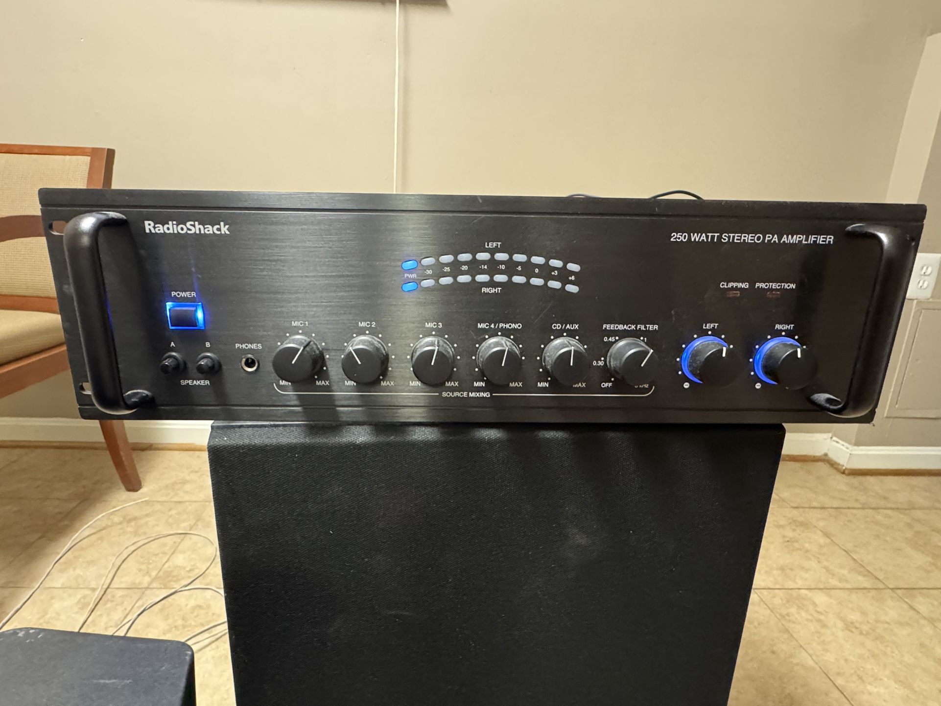 JBL Speakers And 250 Watts Amplifier