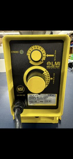 LMI Chemical Metering Pump