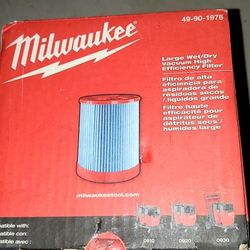 Brand New Wilwaukee Vacuum Filter