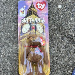 Rare 1997 McDonald’s Britannia Collectible Beanie Baby 