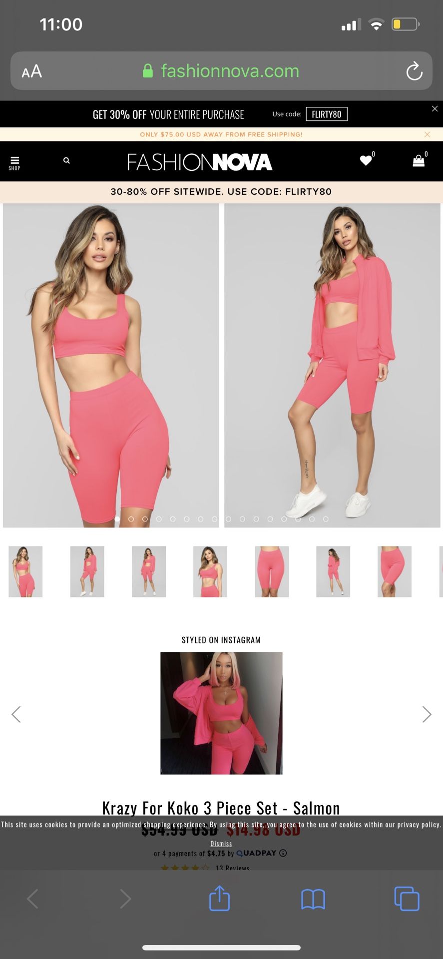 Fashion nova set