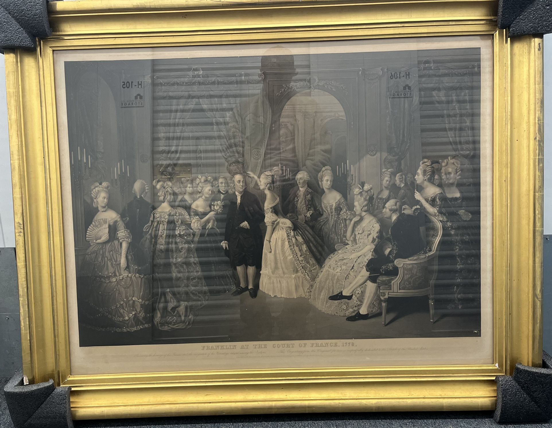 Franklin At The Court Of France 1778