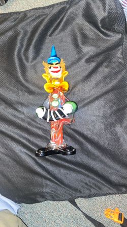 Ventage Glass Clown
