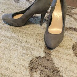Gray High Heels