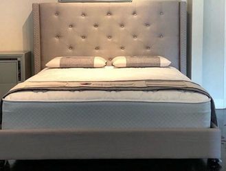 BRAND NEW FULL AND QUEEN SIZE BED WITH MATTRESS AND FREE DELIVERY ORDER HERE PAY ON ARRIVAL