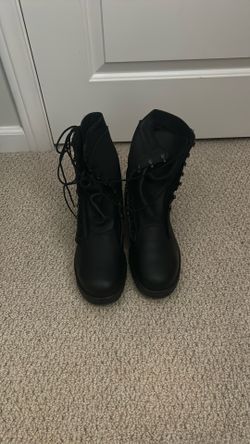 Steel toed boots