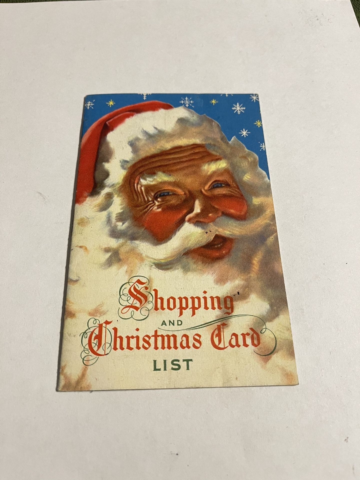 Vintage 1959 Anthony Wayne Bank Ft Wayne Shopping and Christmas Card List