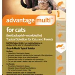 Advantage Multi For Cats 5.1 To 9 Lb Quantity 6 Per Pack