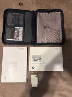E36 M3 owner’s manual with case