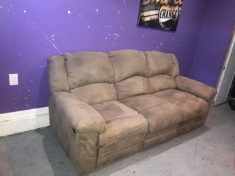 Recliner couch can deliver