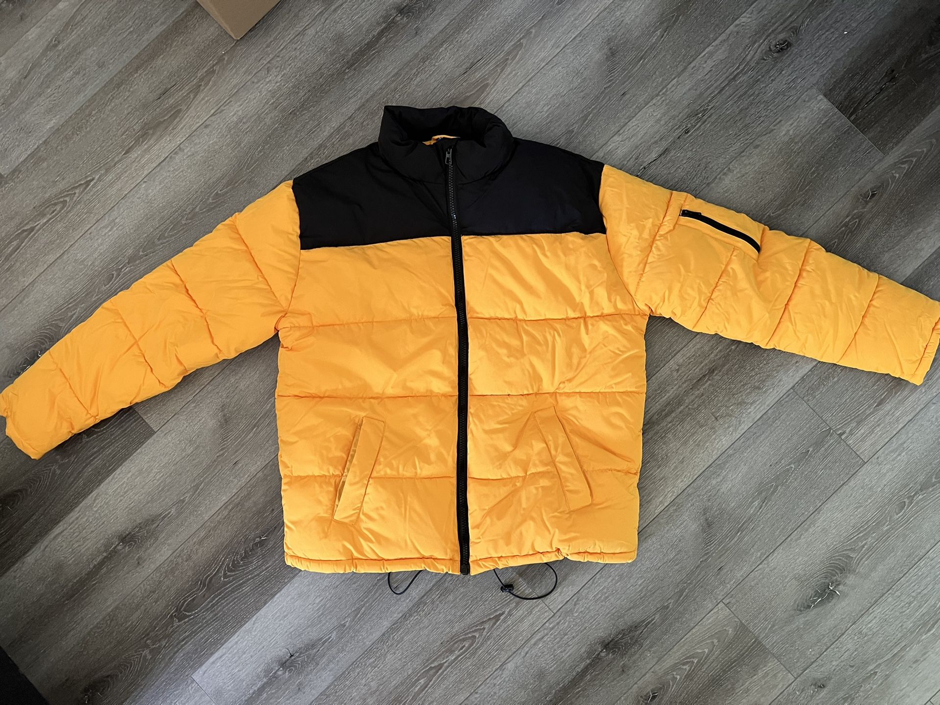 H&M Puffer Jacket Yellow & Black