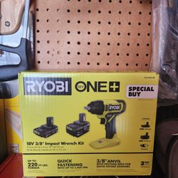 Ryobi Impact Wrench Combo