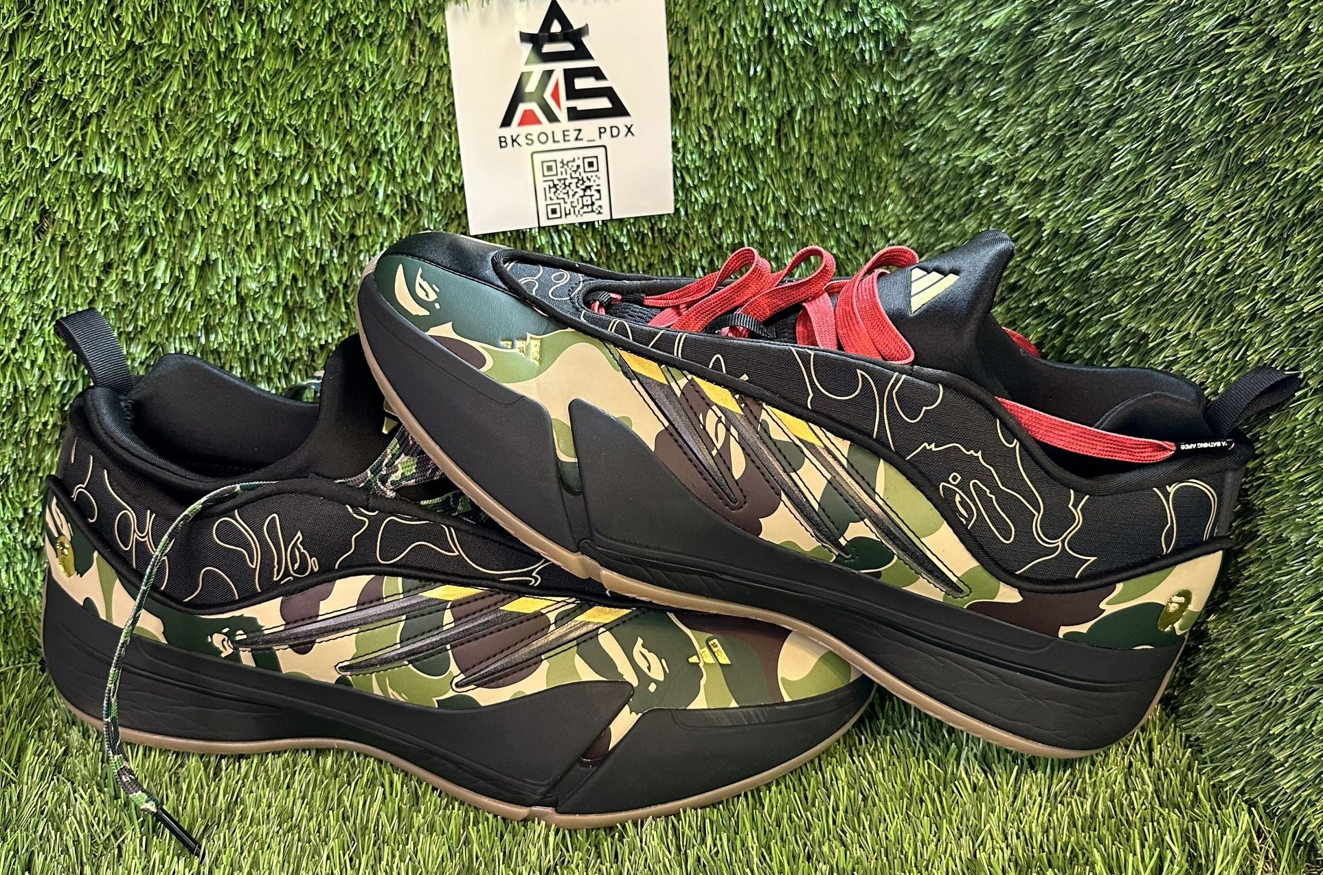 Adidas Dame 9 Bape Size 13