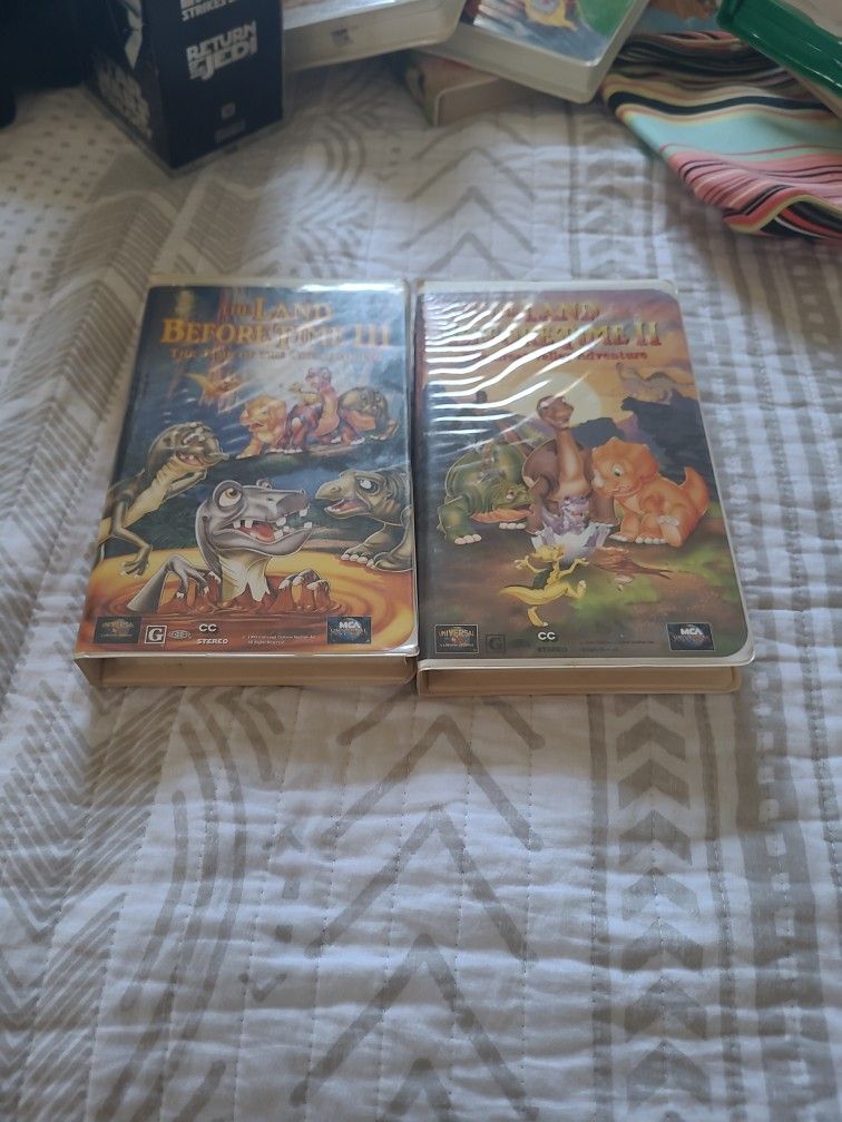 Land Before Time 2 & 3 Vhs