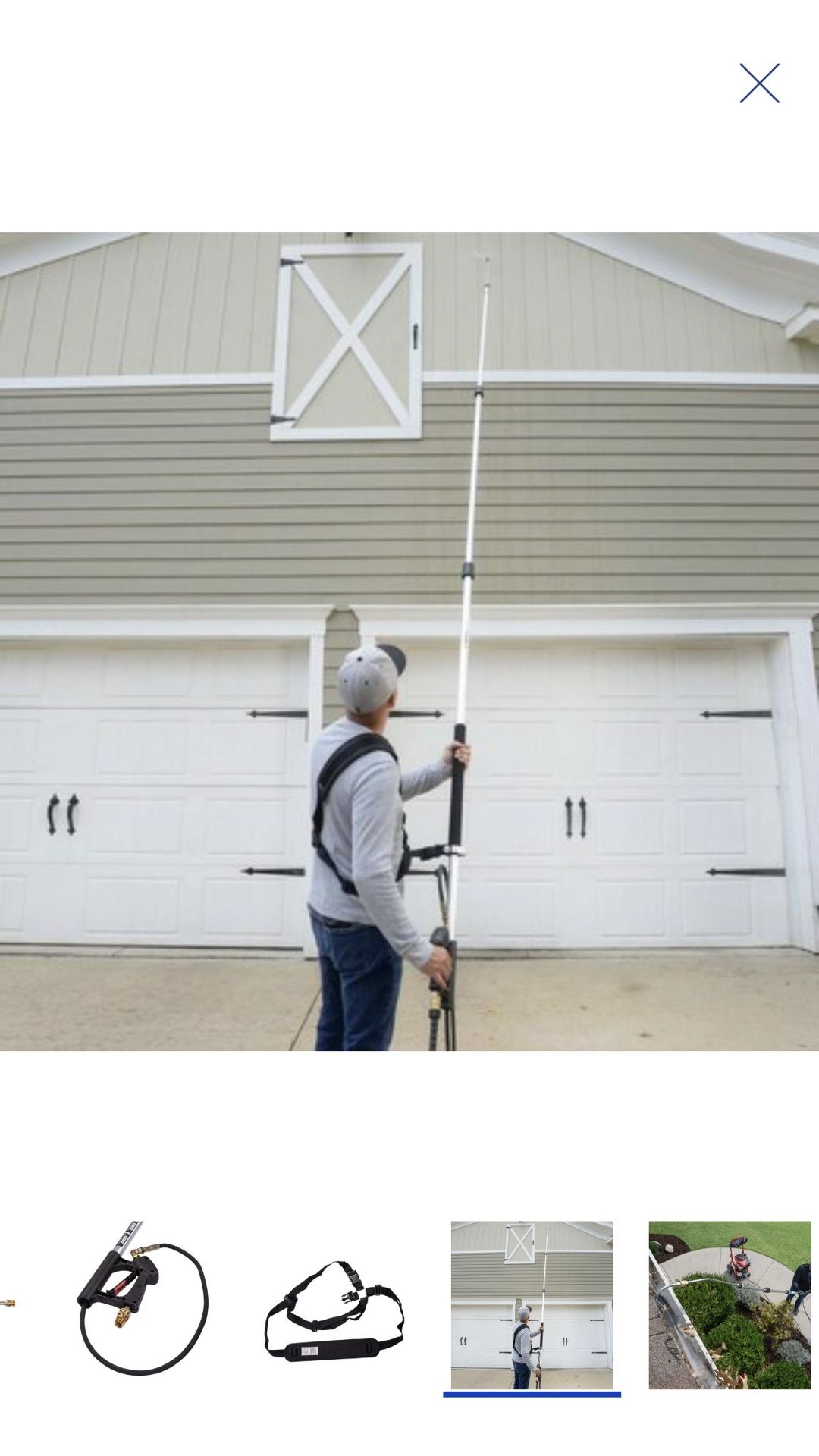 Pressure Washer Adjustable 18ft Wand SurfaceMaxx Pro 18Ft Telescoping Pressure Washing Wand