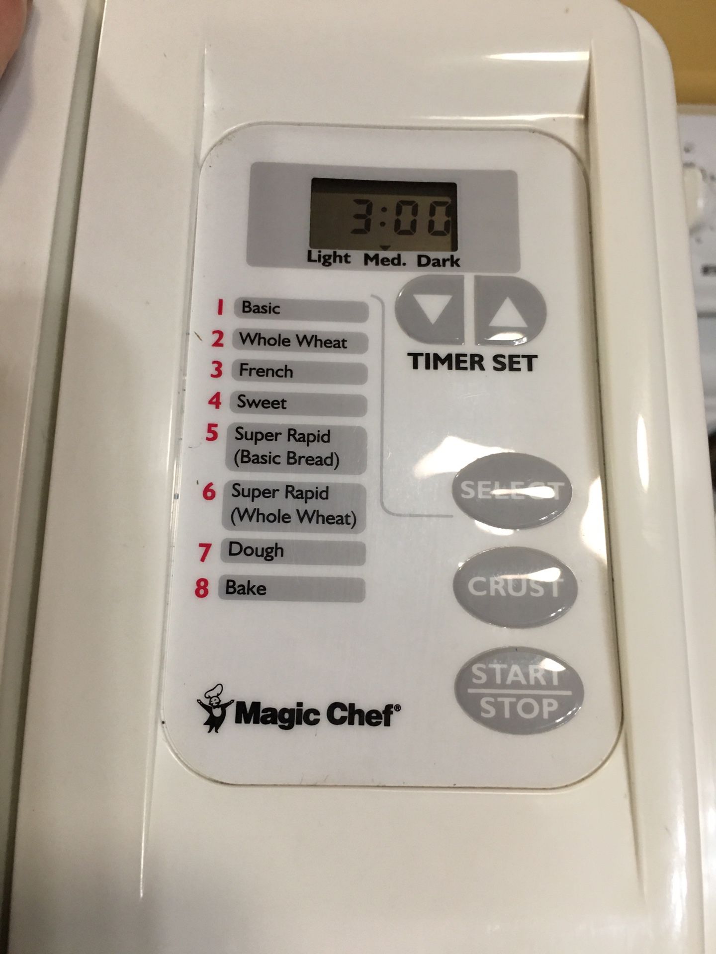 Magic Chef Breadmaker Machine Used Once Model 310