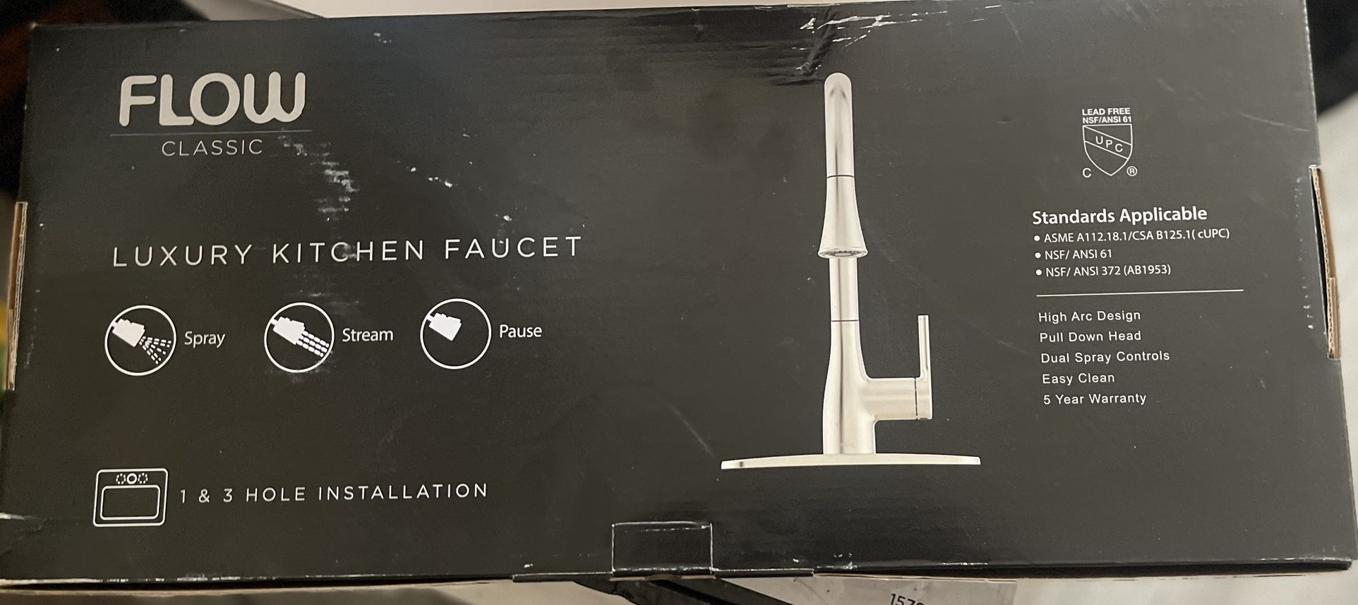 Flow Classic Luxury Kitchen Faucet 