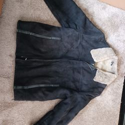 PARKA Men Natural Lamb Skin Jacket 