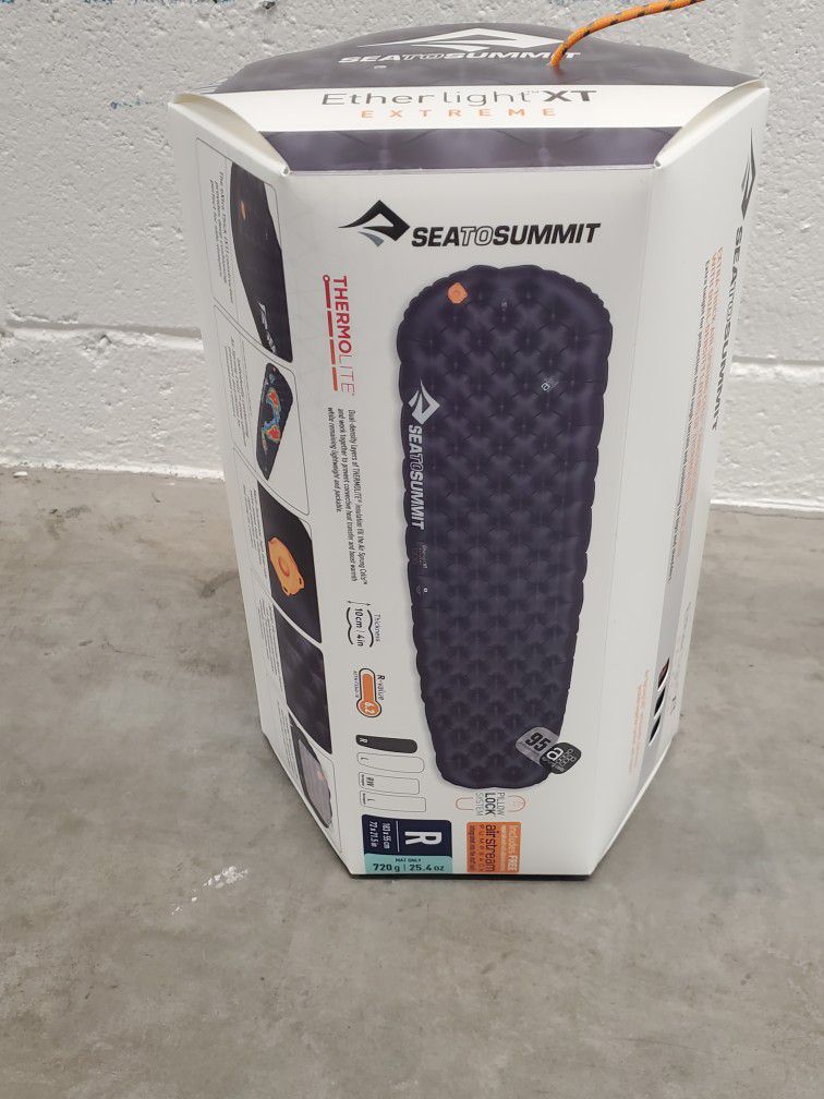 Brand New $200 SEA TO SUMMIT ETHER LIGHT XT EXTREME SLEEPING PAD MATTRESS CAMPING HIKING CADILLAC OF SLEEPING PADS