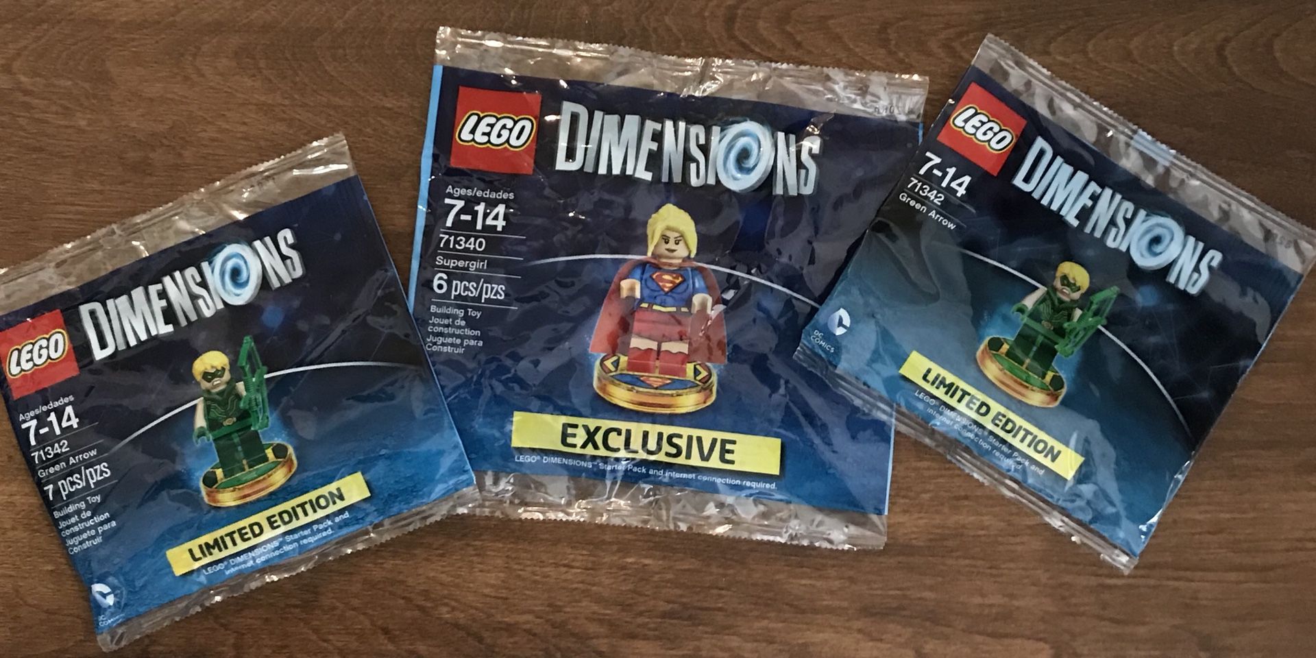 LEGO dimension rare limited edition exclusive green arrow and super girl