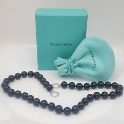 Tiffany & Co. Beaded Black Onyx necklace 