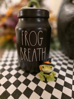 Halloween Rae Dunn Cannister Frog breath
