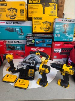 Combo dewalt new 4 tools