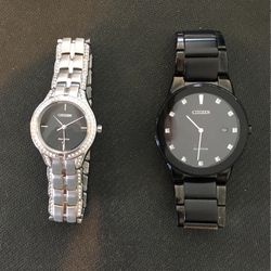 His And Hers Citizen Eco Drive Watches