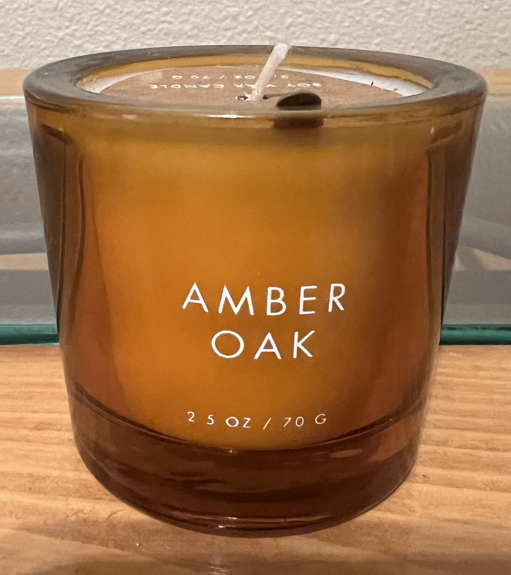 Amber Oak Soy Wax Candle