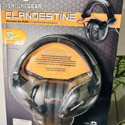 NeW Clandestine Electronic Hearing Protection Earmuffs NRR 24dB, HD SPEAKER 