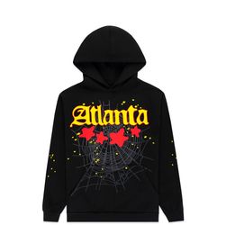 Sp5der Atlanta Black Hoodie