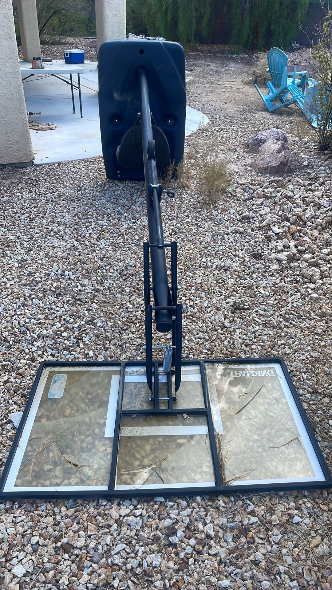 Spalding Adjustable Basketball Hoop Needs Rim