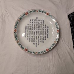 Arita Ware Matsukyujumon Kujuku Character Plate Decorative Plate
