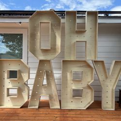 Custom Marquee Letters Message For Quote 