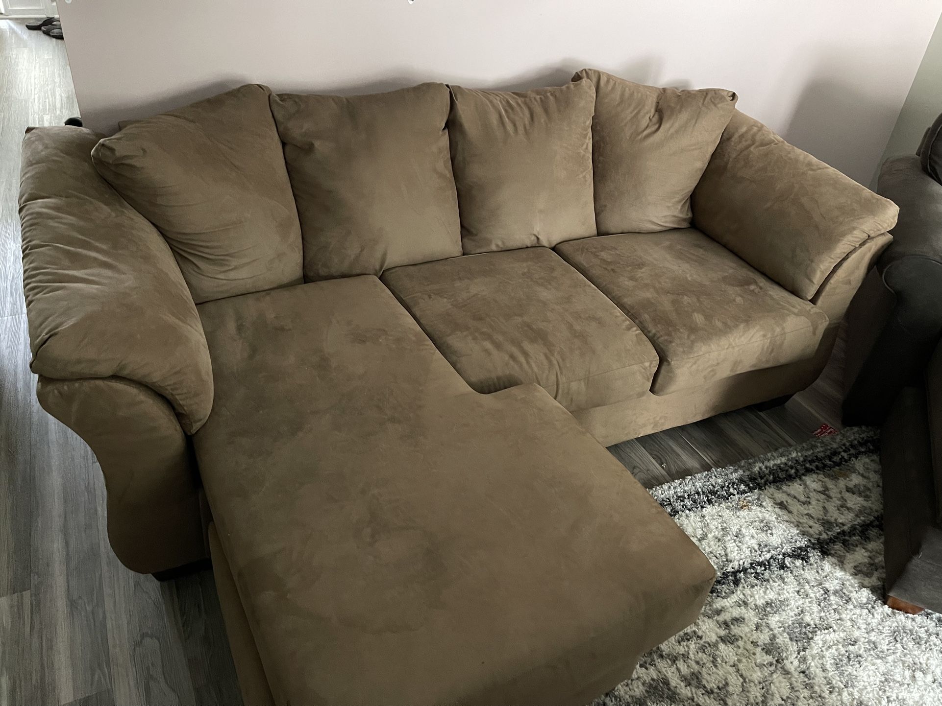 Ashley Furniture Chaise Sofa for Sale in Brentwood, NC OfferUp