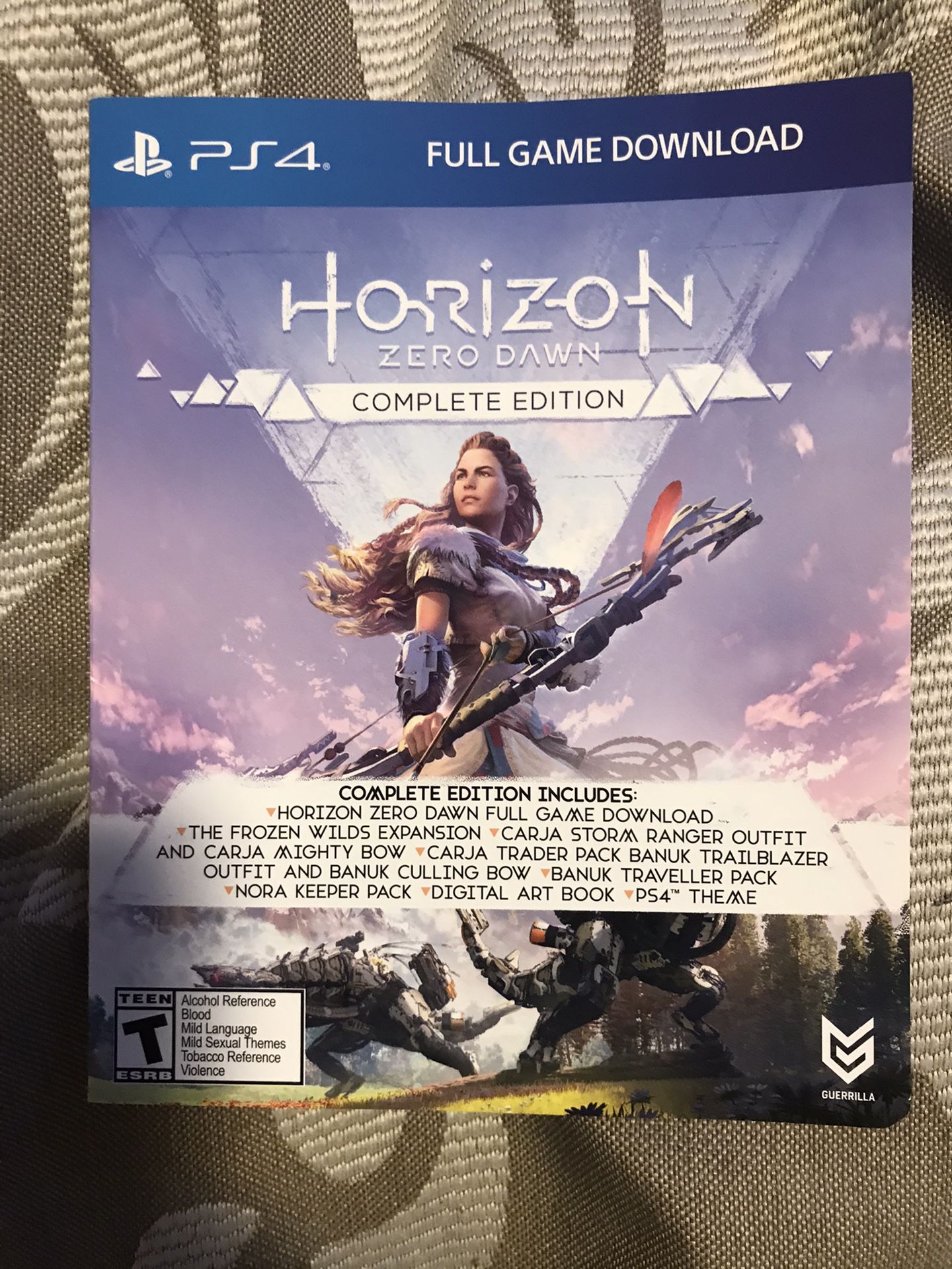 Horizon Zero Dawn, God of war