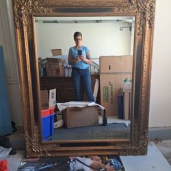 Large Antique Mirror