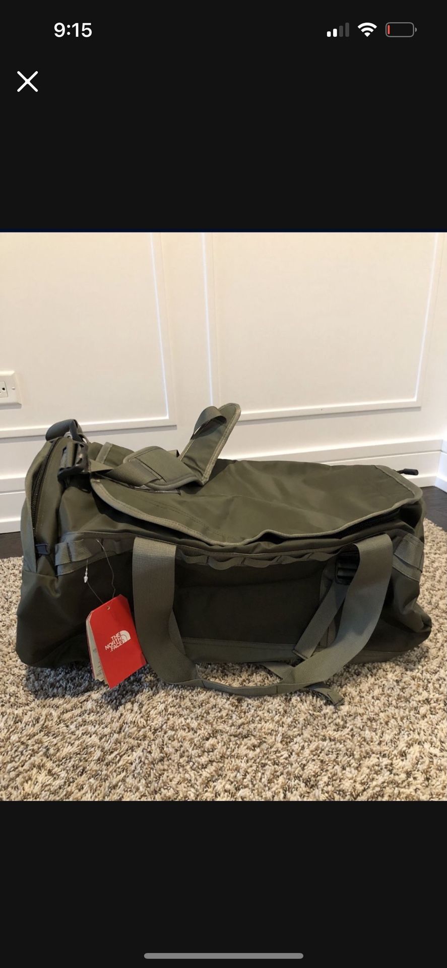 BRAND NEW NORTH FACE DUFFLE BAG